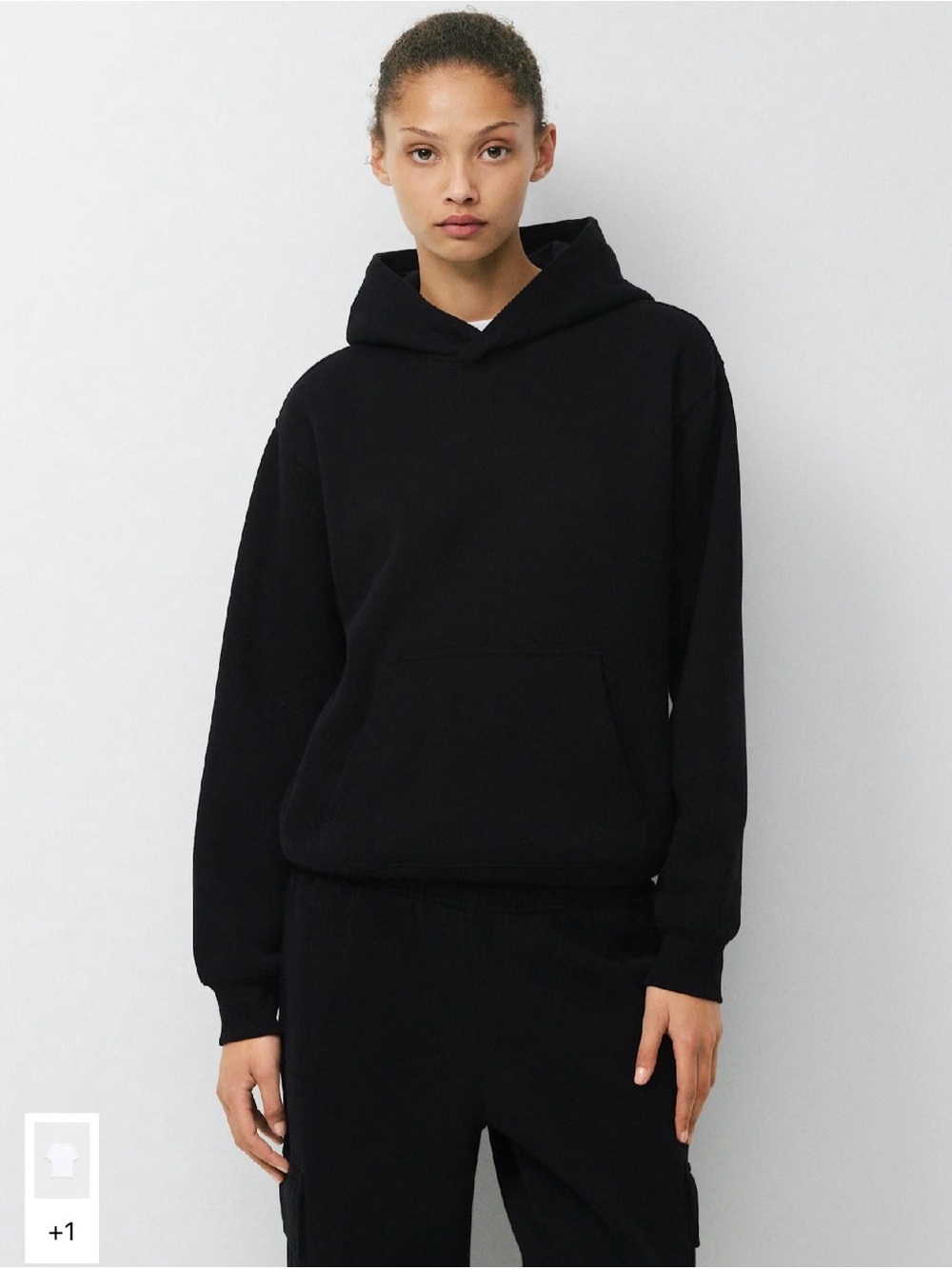 Aritzia TNA Black Women's Pullover Hoodie XL